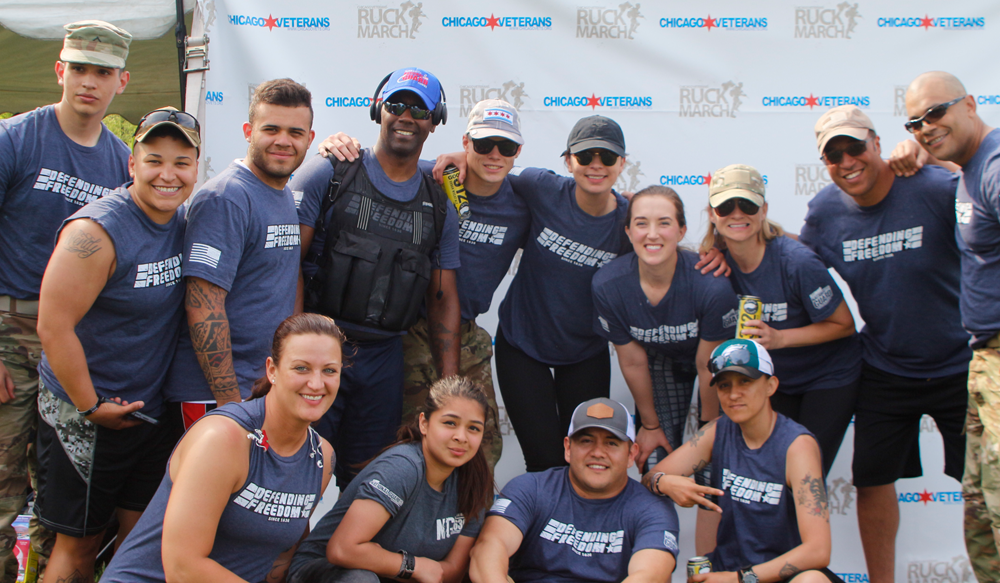 Veterans Ruck Bring Awareness to Veteran Suicide by Joining Team EMKS for the Chicago ...