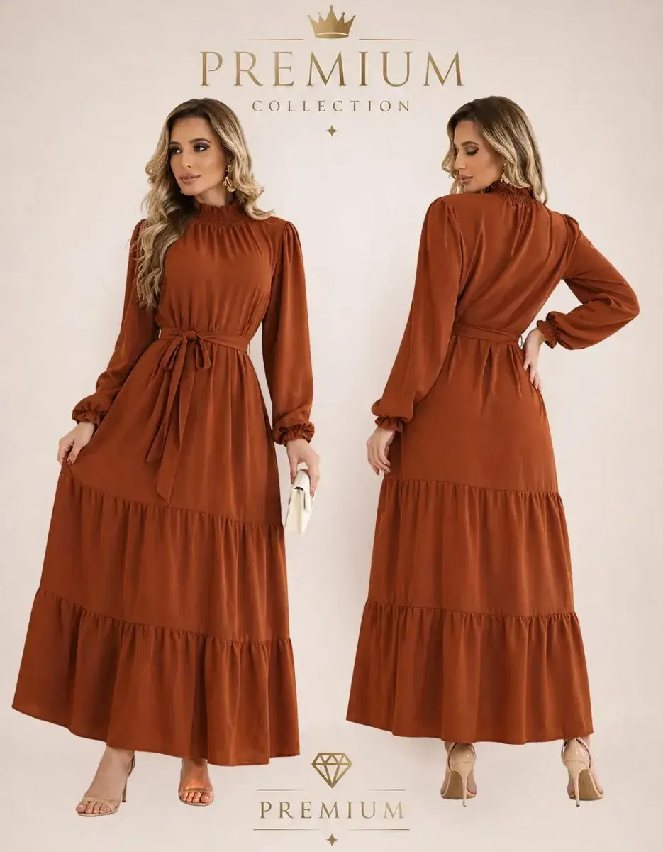 Miniatura: Vestido Longo Feminino Festa Elegante Premium