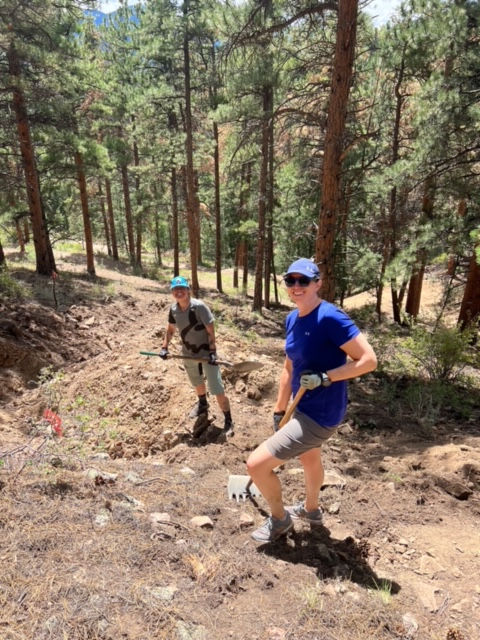 Trail Work at Bear Creek Lake Park