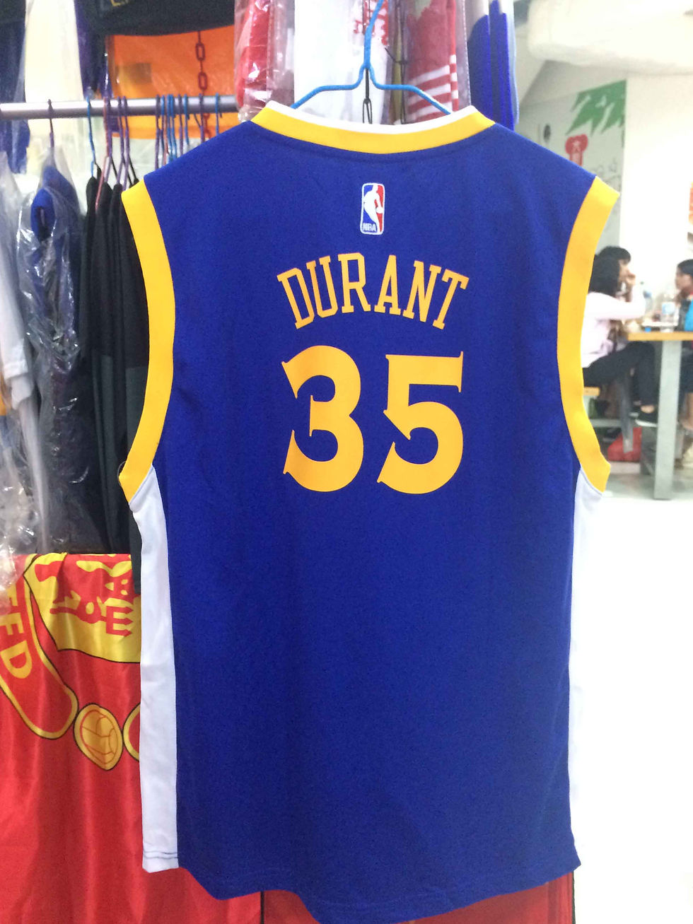 縮圖：金州勇士35號杜蘭特球衣客場 warriors Durant No.35