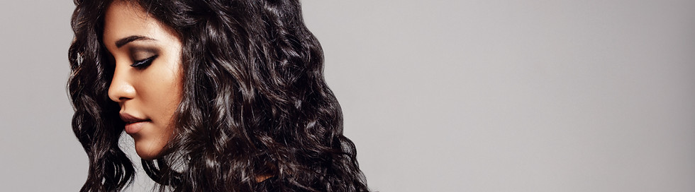 Female Model with Curly Hair