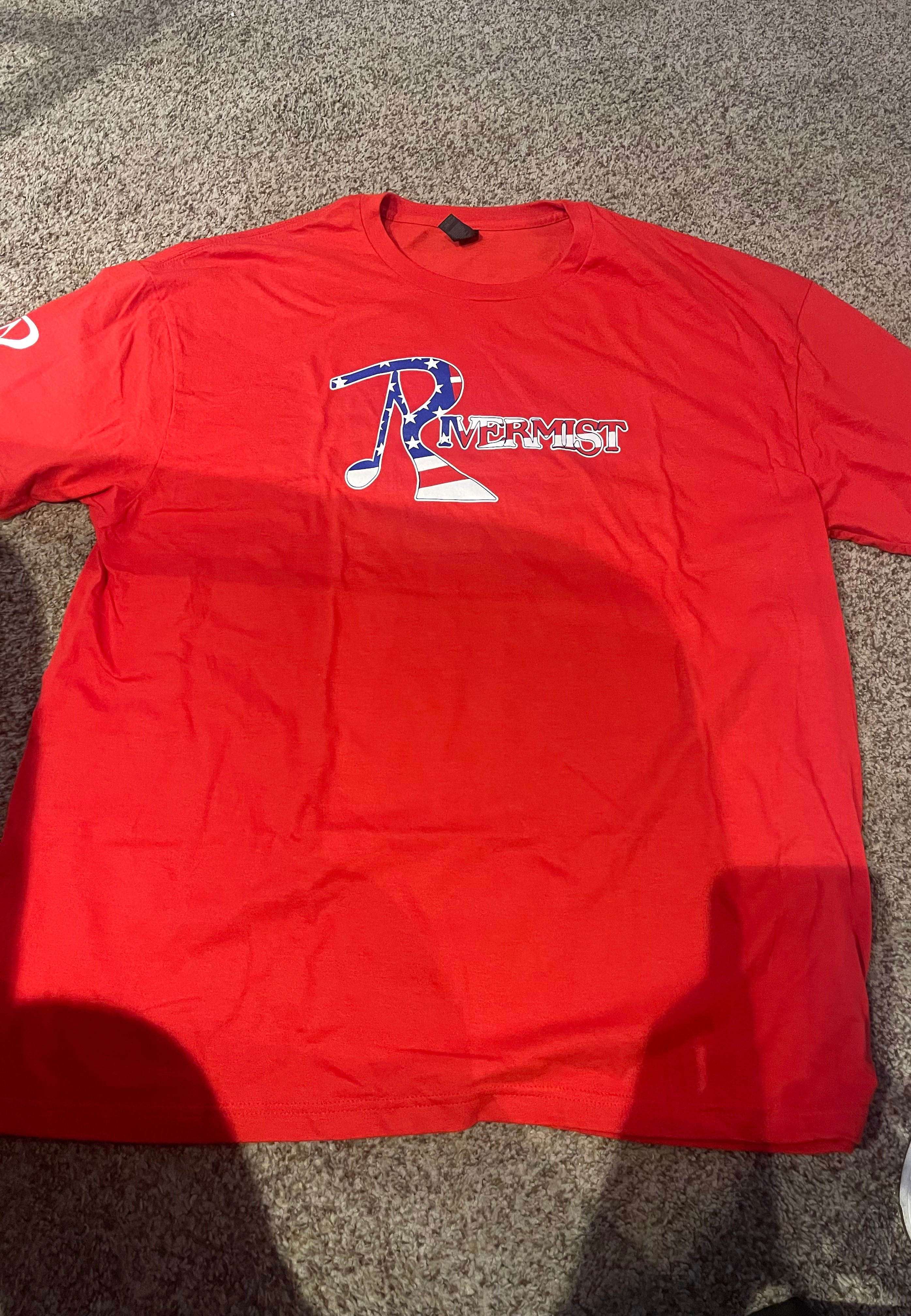 Patriotic T red (unisex 50/50 material)