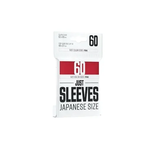 Thumbnail: Gamegenic | Just Sleeves: Japanese Size | Assorted Colours | 62x89mm | 60ct