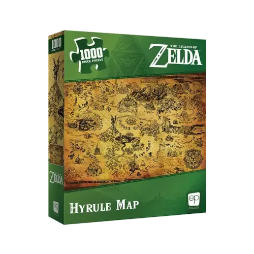 The Legend of Zelda | Hyrule Map | 1000PC Puzzle
