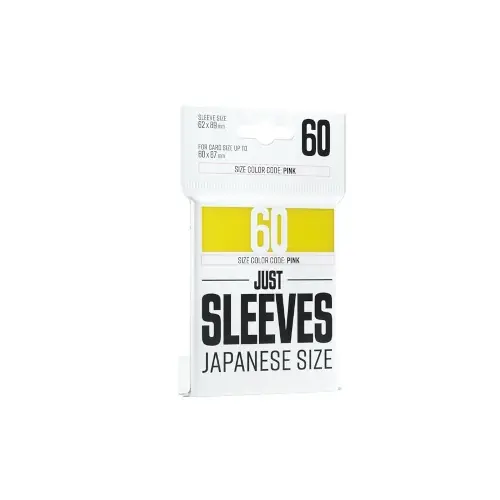 Thumbnail: Gamegenic | Just Sleeves: Japanese Size | Assorted Colours | 62x89mm | 60ct