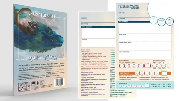 Magical Kitties Save the Day! | Character Sheets