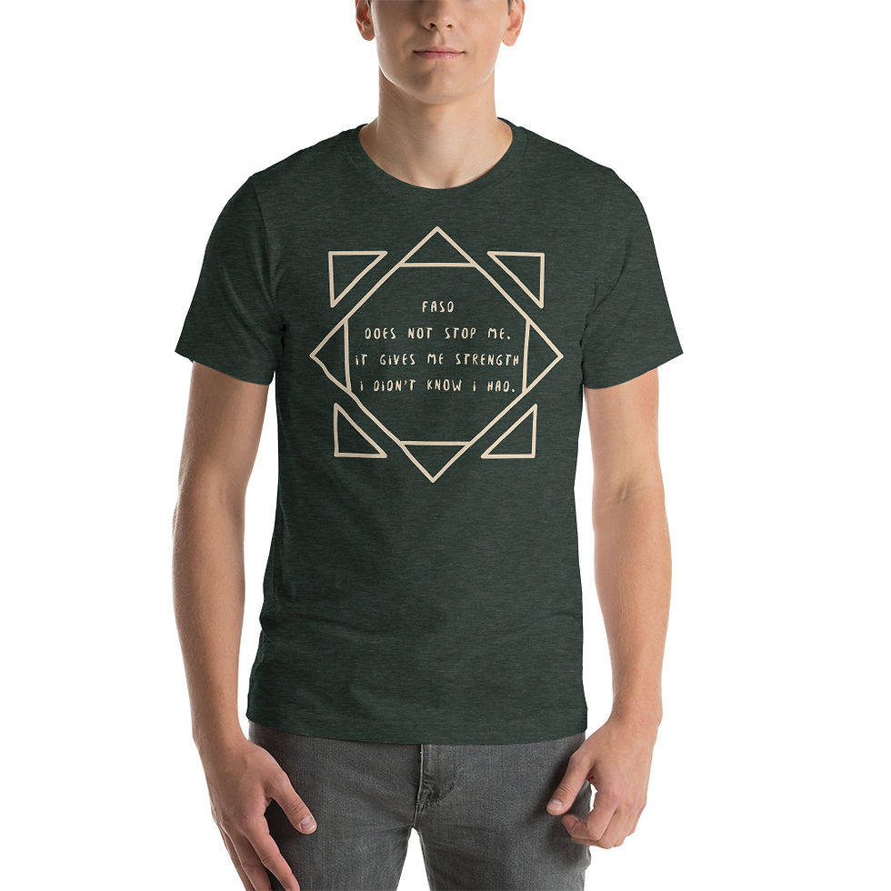 Thumbnail: Unisex "FASD Does Not Stop Me" t-shirt