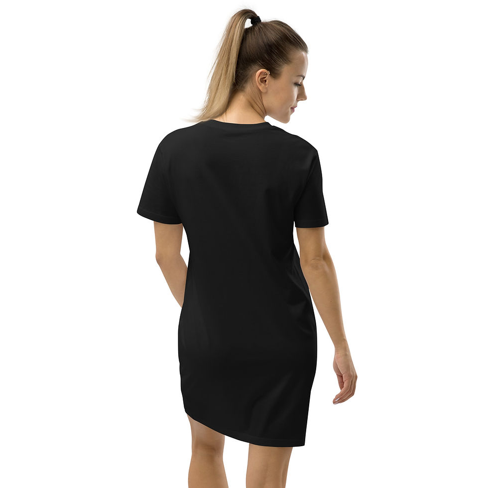 Thumbnail: Organic cotton "Jesus Over Everything" t-shirt dress