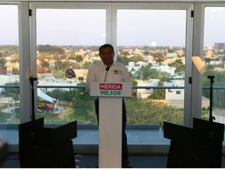 Víctor Caballero presenta su plan “Una nueva dirección para una Mérida mejor”