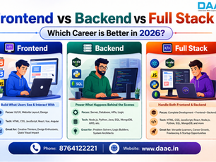 Frontend vs Backend vs Full Stack: Which Career is Better in 2026: DAAC