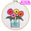 Thumbnail: POP Flowers Digital Cross Stitch Pattern Instant Download