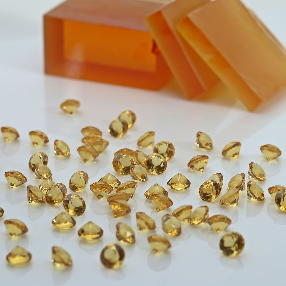 Thumbnail: Citrine Golden Yellow Color Nano Crystal Raw Gemstone (#CVL)