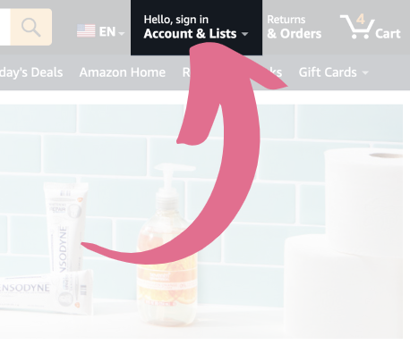 Screenshot of How To Find Subscribe & Save Through Your Amazon Accounr