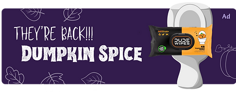 Dude Wipes Dunkin Spice Amazon Ad.png