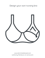 Design Nursing Bra Coloring Page