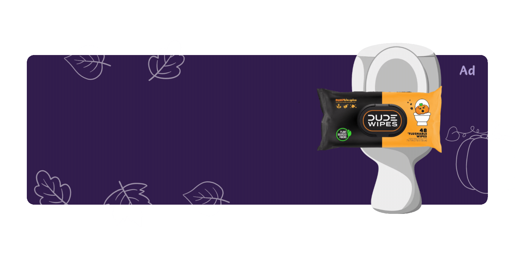 Dumpkin Spice Wipes (Amazon Ad).gif