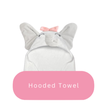 Adorable Baby Hooded Towel Ad
