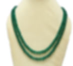 Thumbnail: Green Onyx Double String Necklace