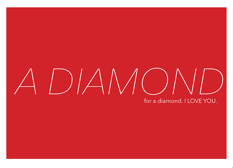Thumbnail: DETAILS | Robert Ector - "A Diamond For A Diamond" Greeting Card