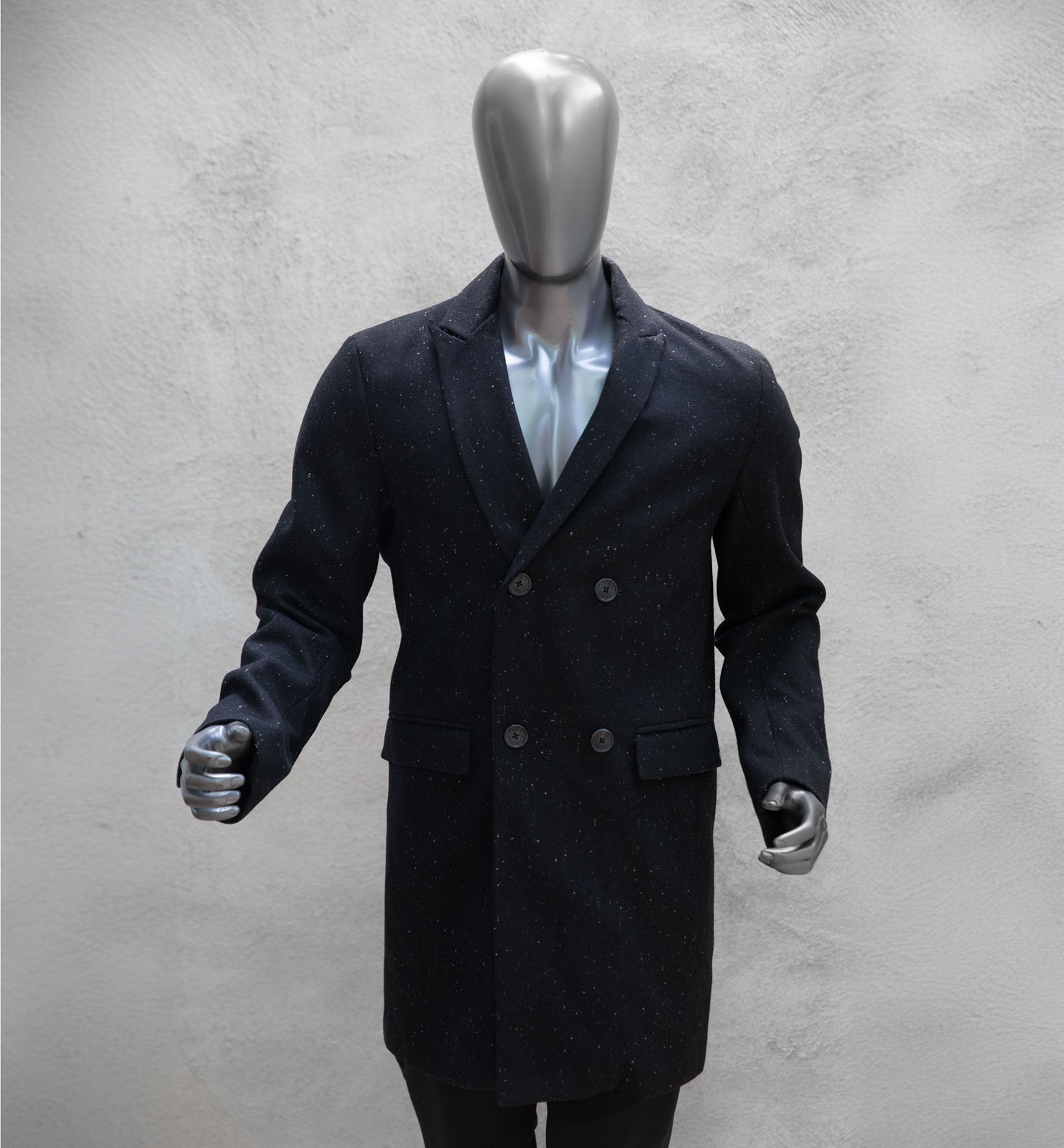 CALVIN KLEIN Double Breasted Trench Coat