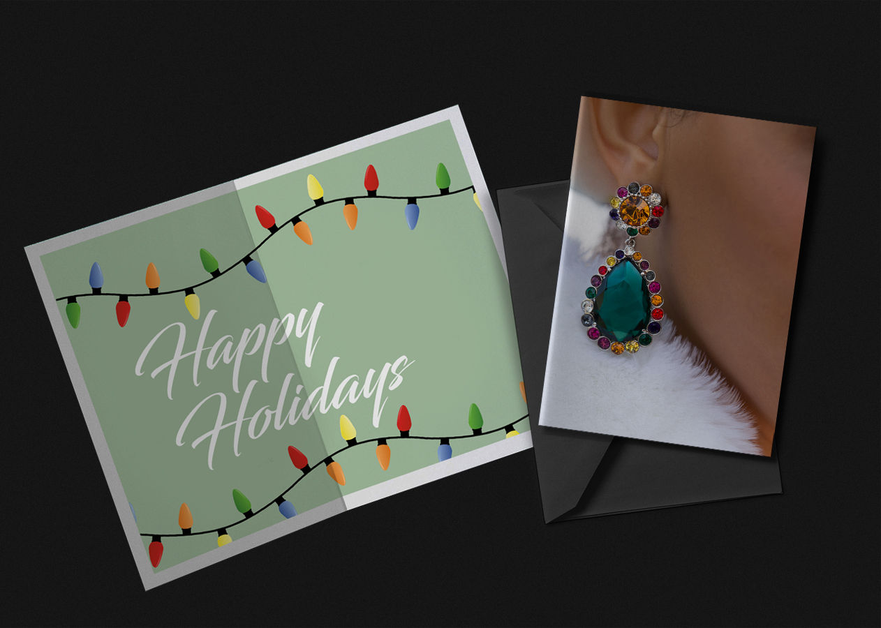 DETAILS | Robert Ector - "Happy Holidays" Greeting Card