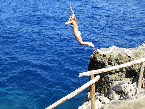 Rock Jumping (Capri, Italy)