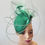 Thumbnail: Emerald Green Veil Twist Headpiece