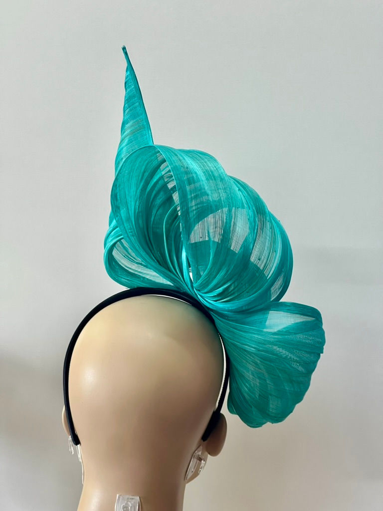 Thumbnail: ARIEL - Turquoise Sculptured Headpiece