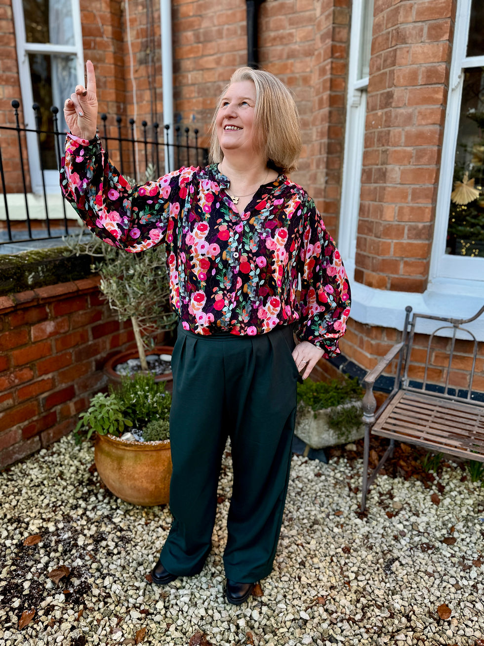 Sew Inspired Ambassador Project for Beyond the Pink Door - Rose Pants by Made by Rae