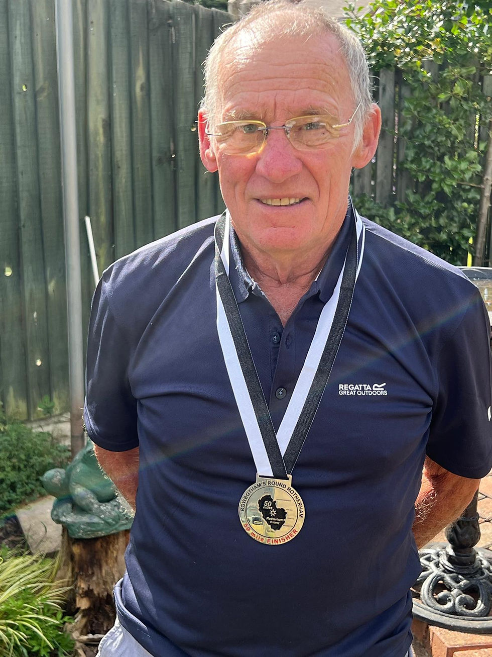 Thumbnail: Rowbotham's Round Rotherham 50-mile Finishers Medal