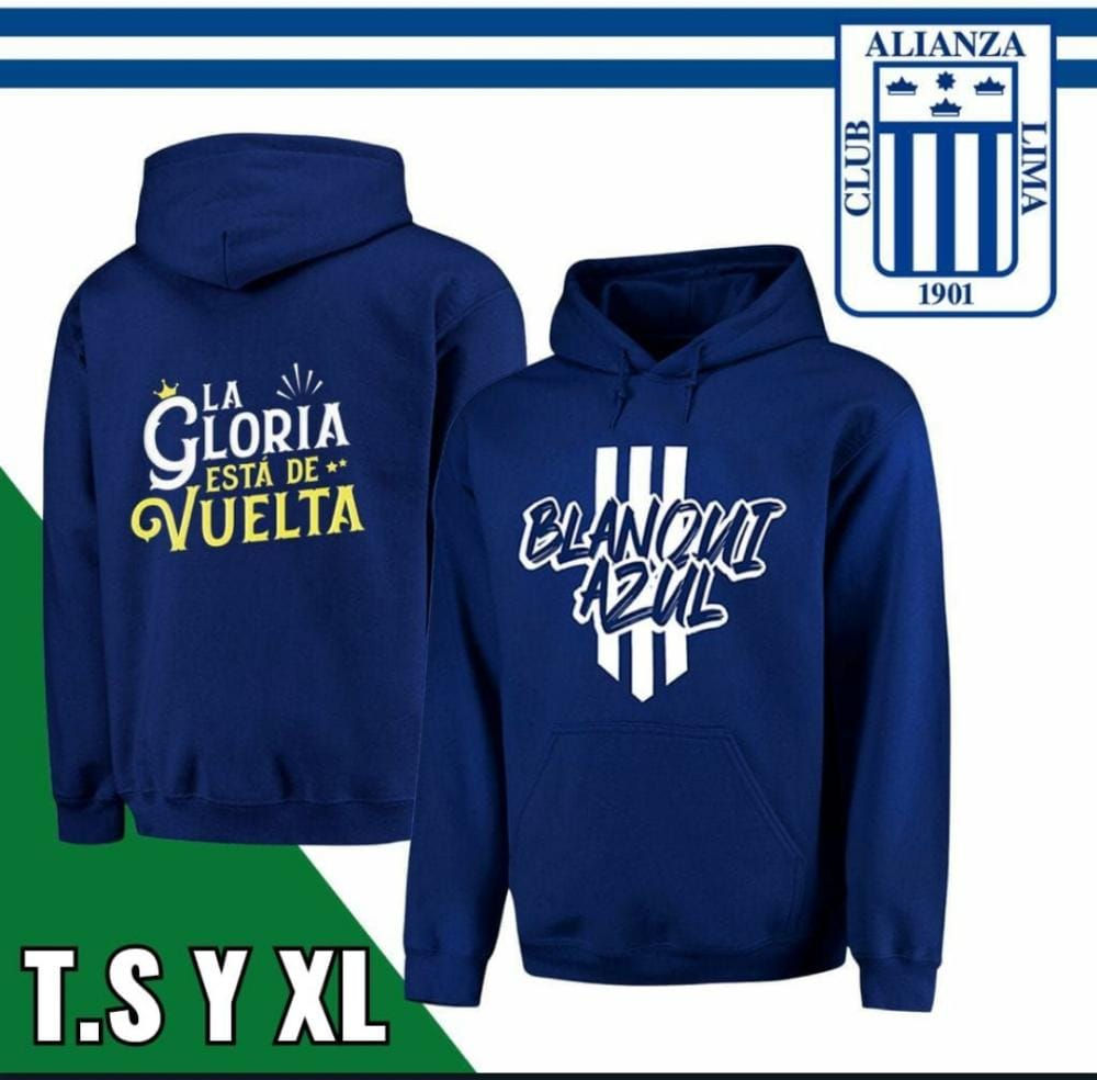Polera BlanquiAzul 