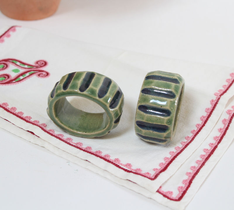 Miniature : Ronds de serviette vintage
