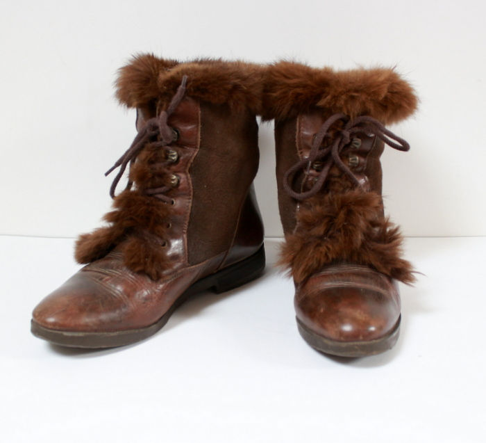 Miniature : Bottines fourrées vintage