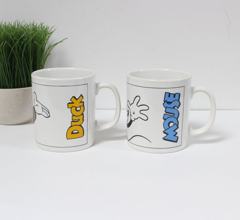 Miniature : Mugs vintage Donald et Mickey