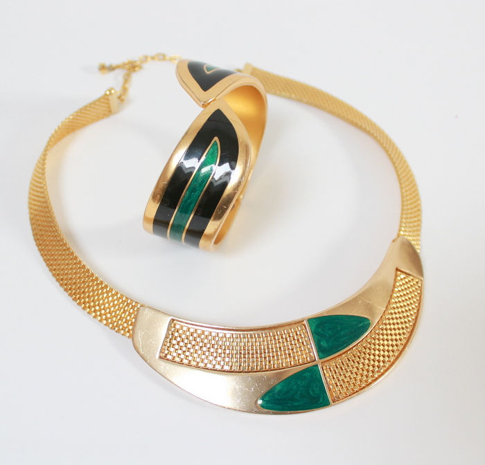 Miniature : Parure collier et bracelet