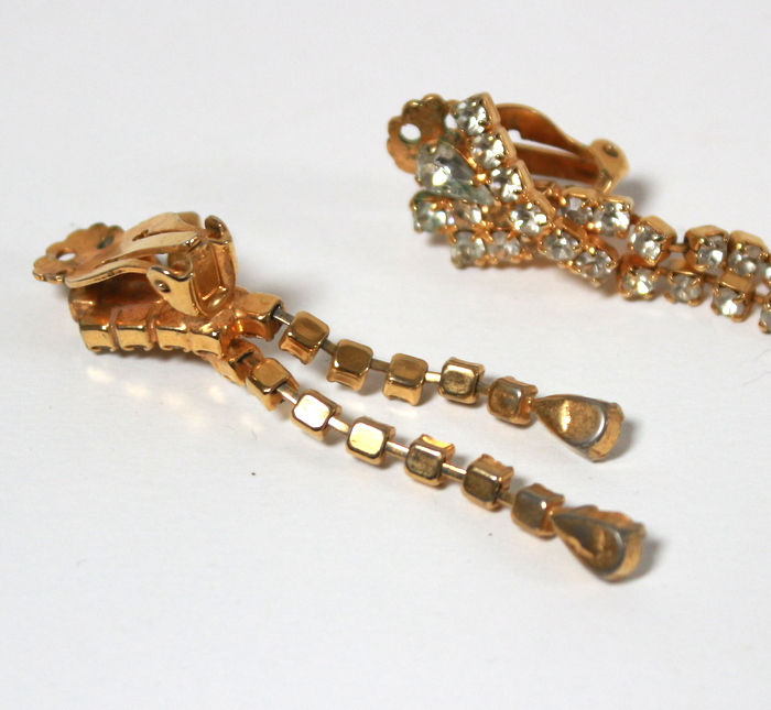 Miniature : Clips à pendant strass
