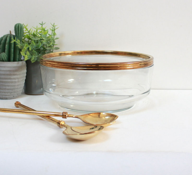 Saladier et couverts