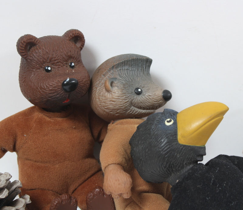 Miniature : Corbeau, Ours et Hérisson Berchet