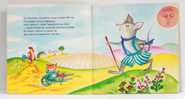 Miniature : Le cochet, le chat et le souriceau