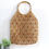 Miniature : Sac vintage sisal et perles de bois