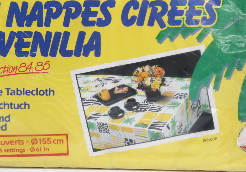 Miniature : Nappe ronde cirée Venilia 1984