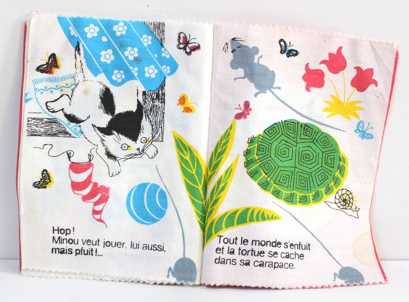 Miniature : Les souris et la tortue - album toile