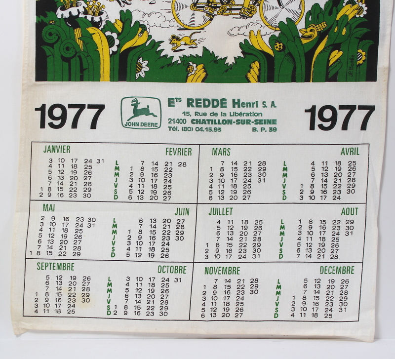 Miniature : Torchon Cyclistes 1977
