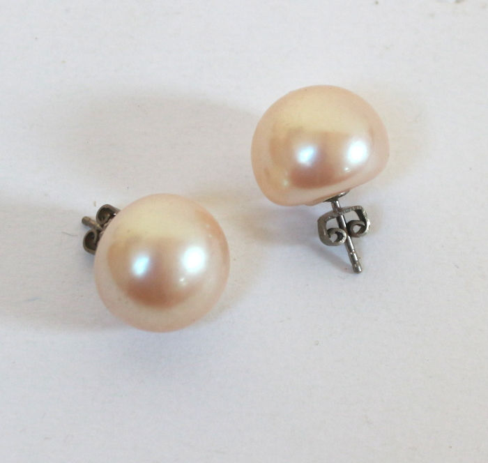 Miniature : Boucles d'oreilles nacrées