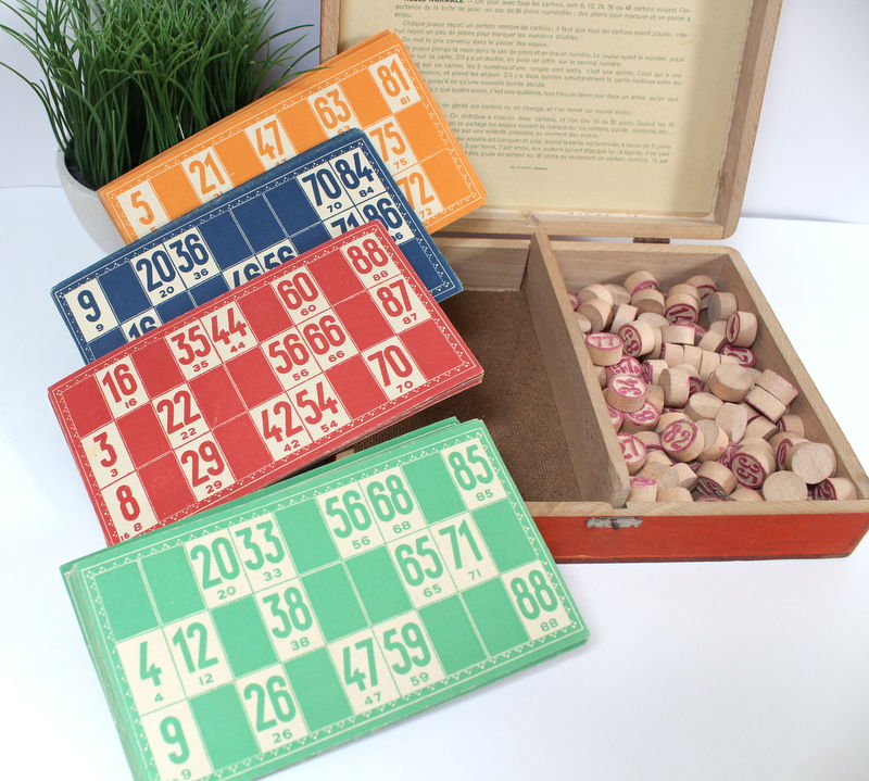 Miniature : Jeu de loto ancien
