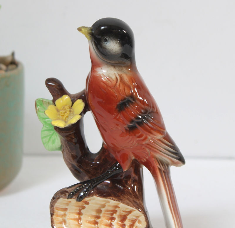 Miniature : Oiseau en porcelaine Art Déco