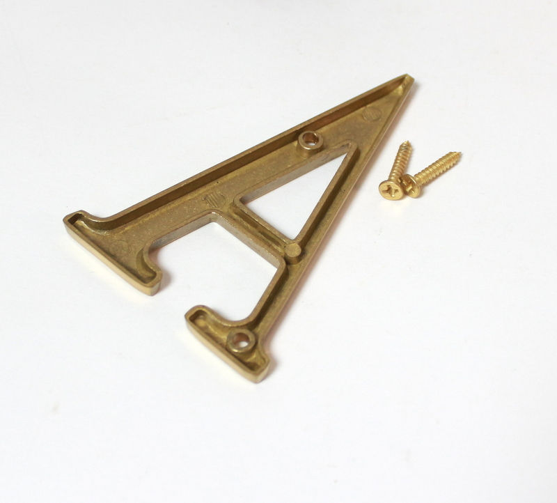 Miniature : Lettre A - laiton doré