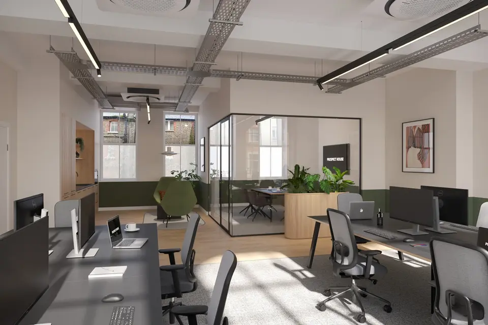 Interior, Prospect House, FitzroviaCo. Fitzrovia, Central London, Premium Office, commercial and retail spaces to let and to buy