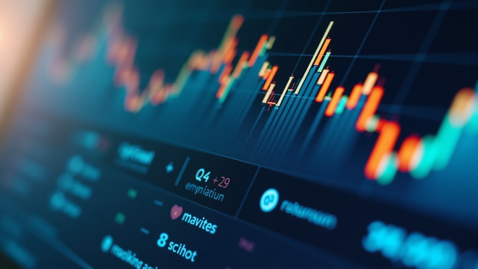 Close-up view of a digital marketing dashboard showing analytics data