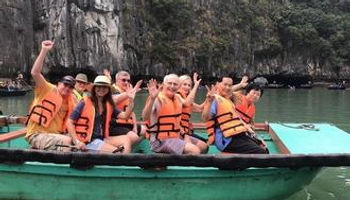 halong bay sampan experience
